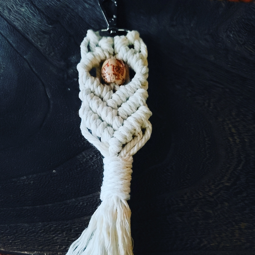 Macrame keychain